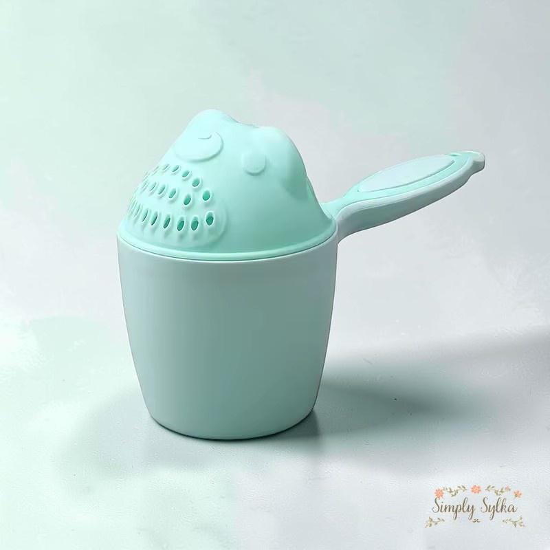 Tear-Free Baby Bath Rinser | Gentle Shampoo Cup & Jug (BPA-Free)