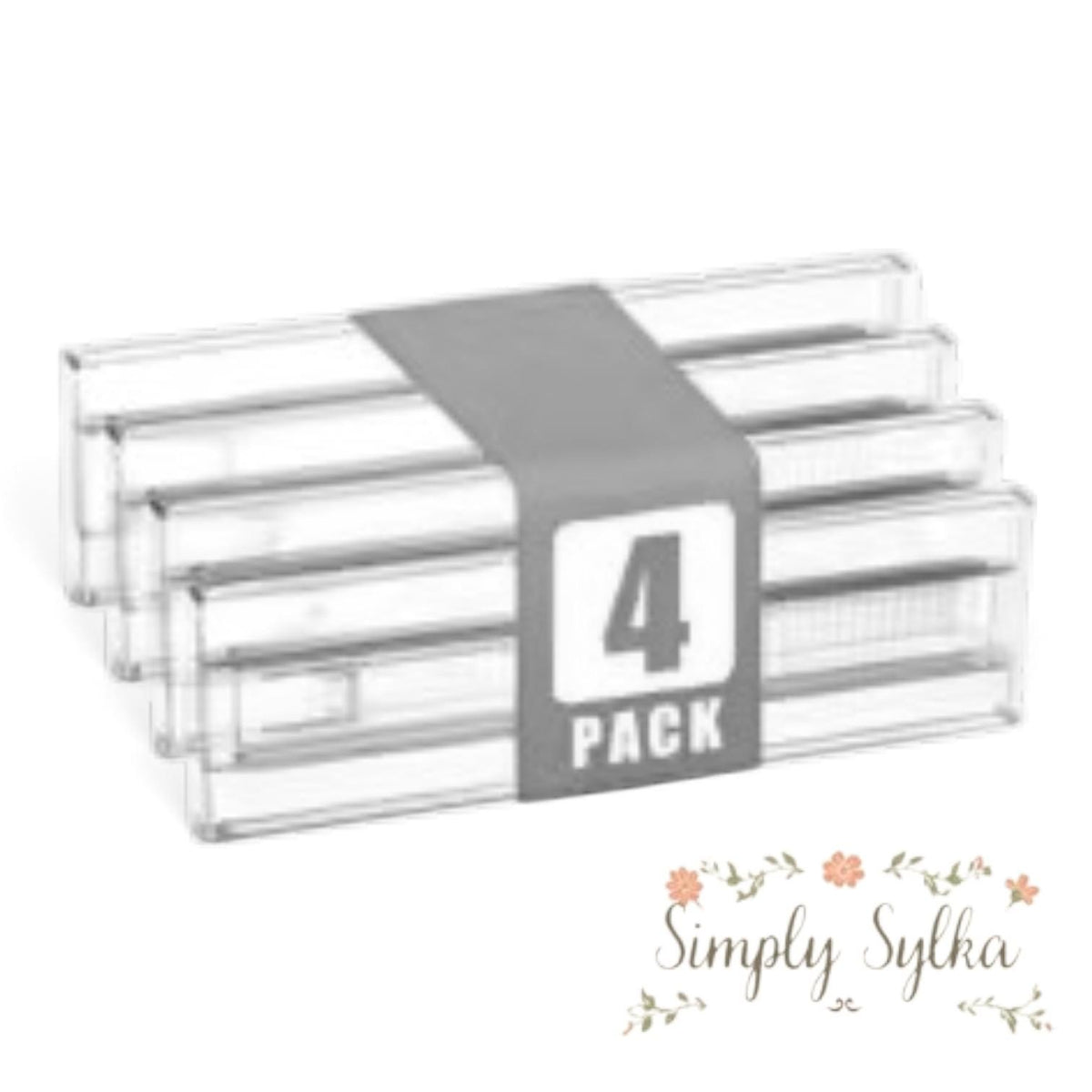 Adjustable Clear Drawer Organizers – Nursery Storage for Baby Essentials (4 Pack) - Expandable Draw Organizer
