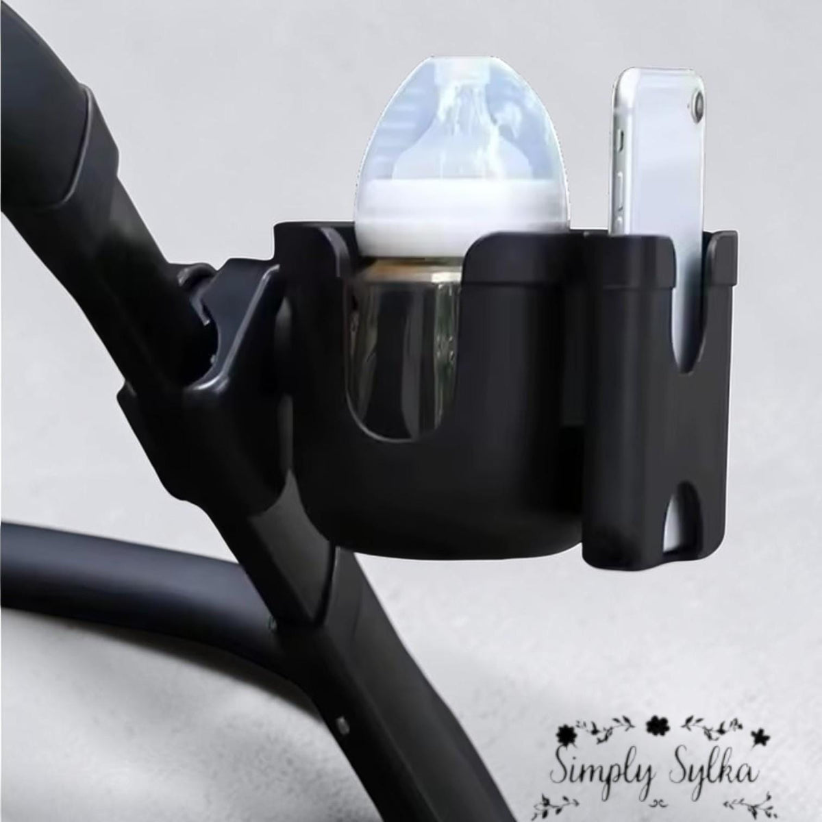 Stroller Cup & Phone Holder | 2-in-1 Pram Accessory