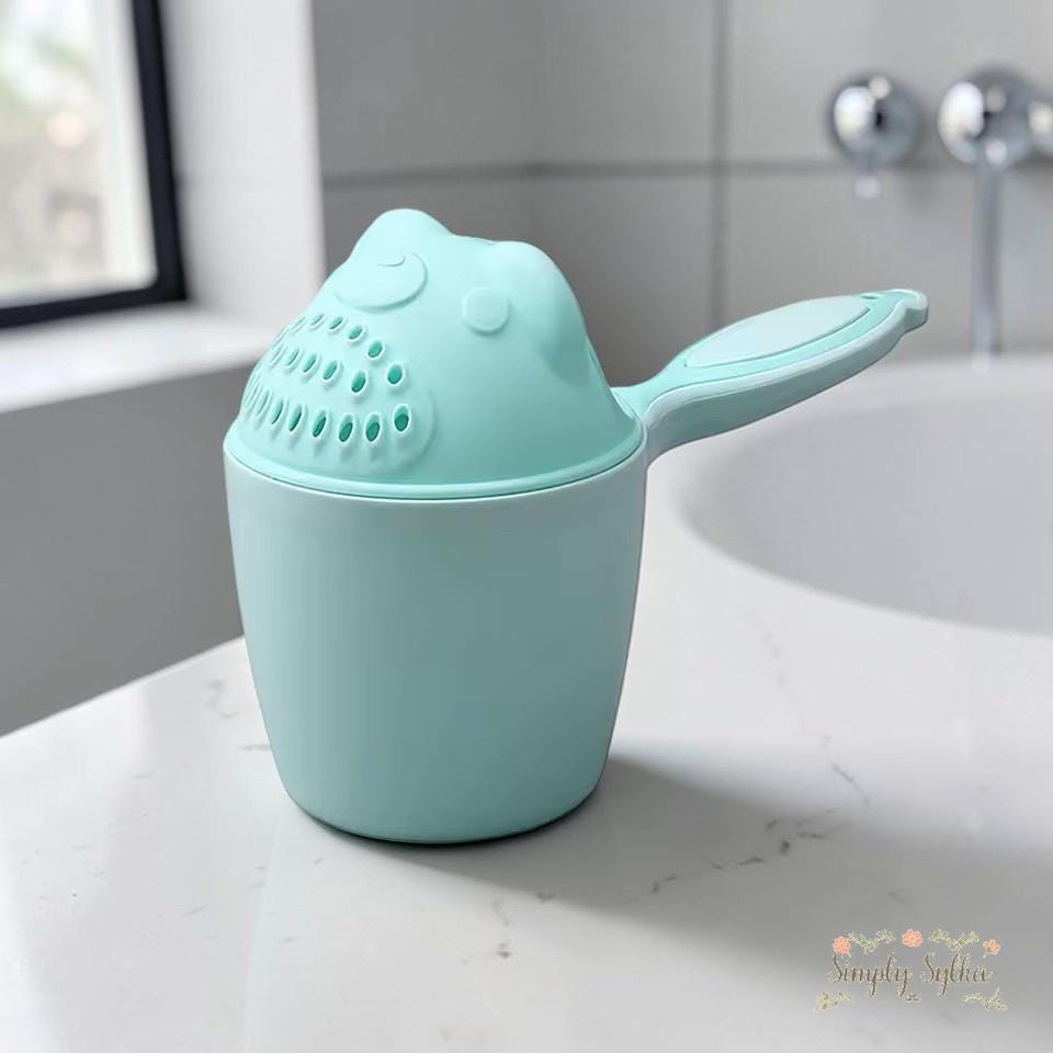 Tear-Free Baby Bath Rinser | Gentle Shampoo Cup & Jug (BPA-Free)